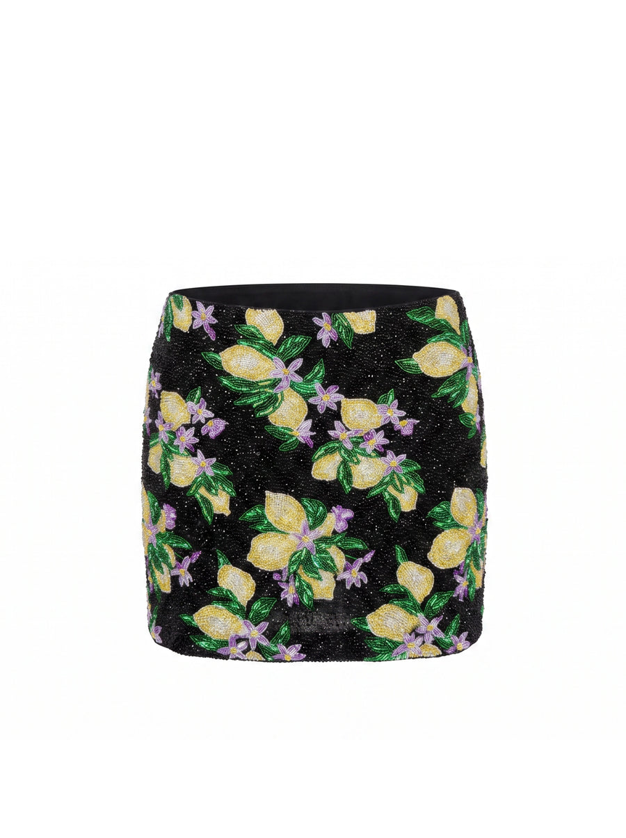 Lemon Blossom Bikini Co-Ord Skirt