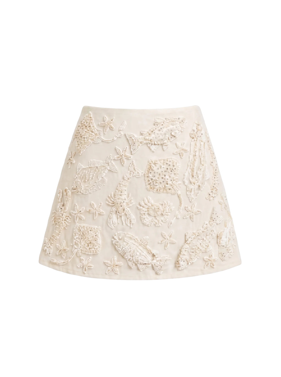 Curve Arizona Ivory Co-ord Skirt