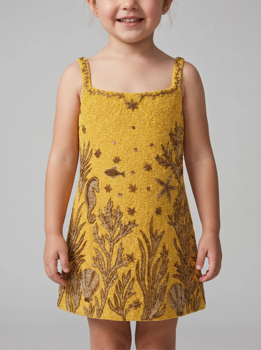 Seahorse and Star Kids Dress