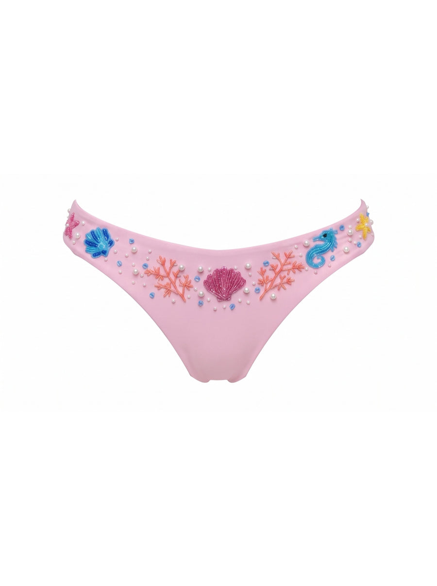 Oceanus Pearl Tide Multi-color Bikini Bottom