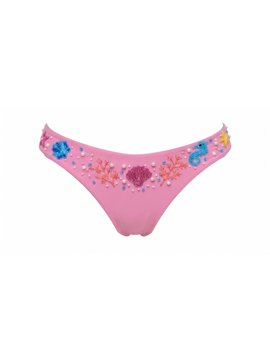 Oceanus Pearl Tide Multi-color Bikini Bottom