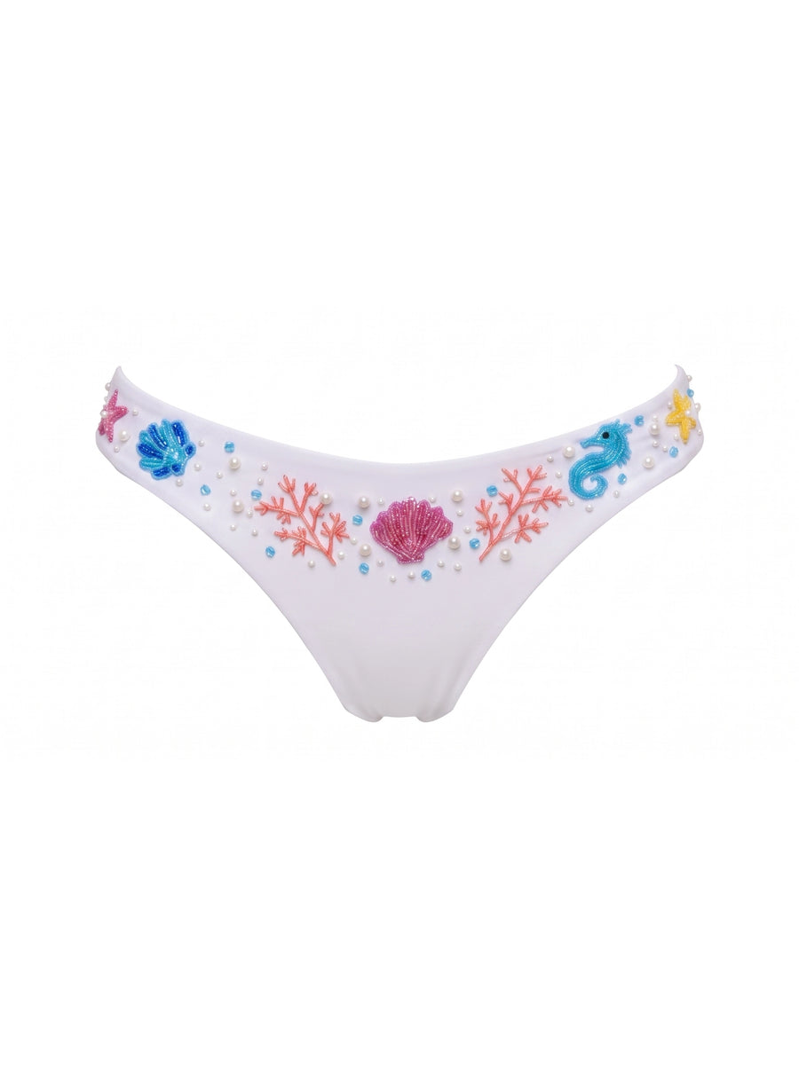 Oceanus Pearl Tide Multi-color Bikini Bottom