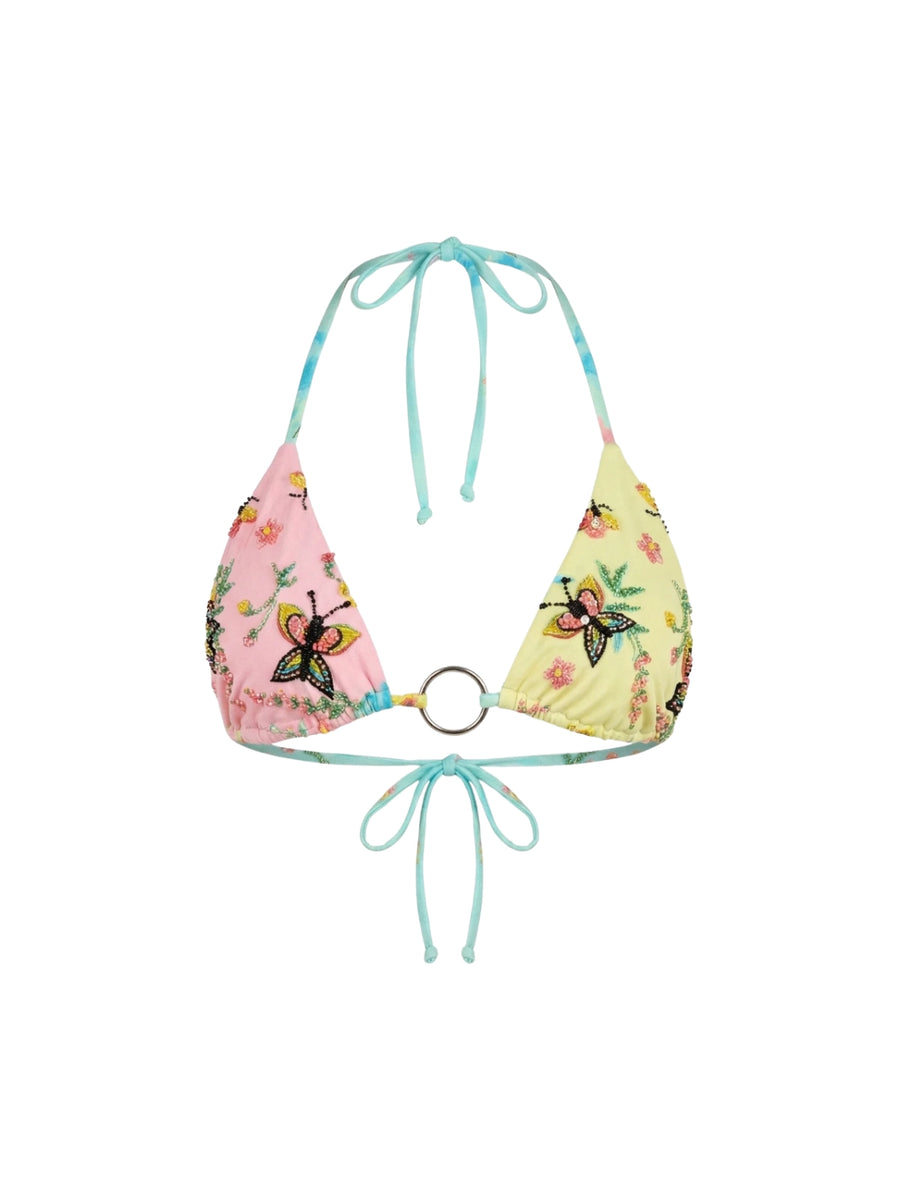 Kehlani Exclusive Print Bikini Top Multi-Colour