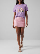 Oceanus Tropical Fish Purple T-Shirt