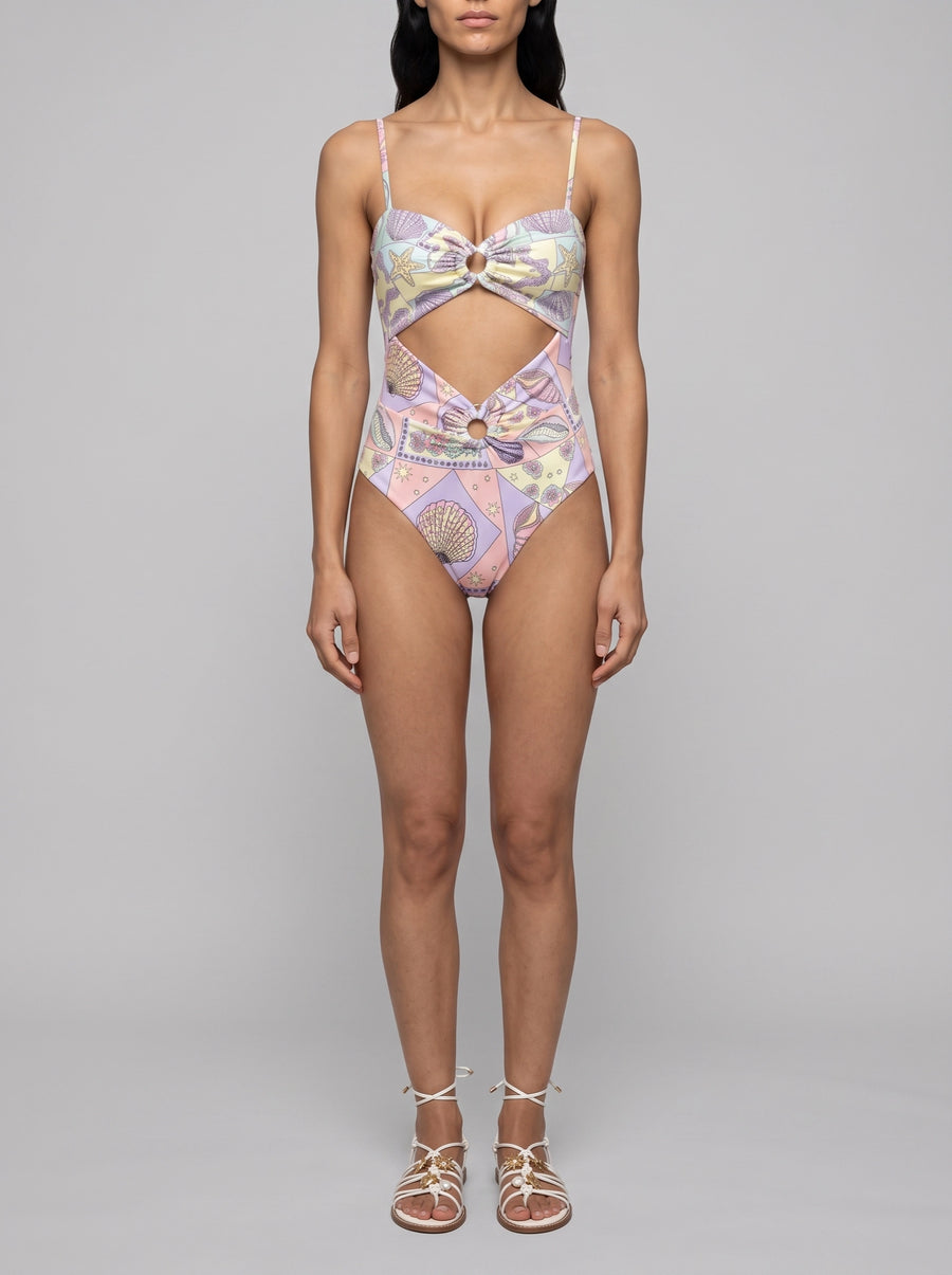 Purple Viola Swimsuit