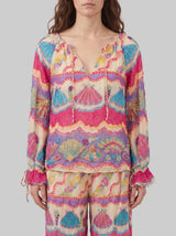 Shell Reverie Pink Multi Blouse