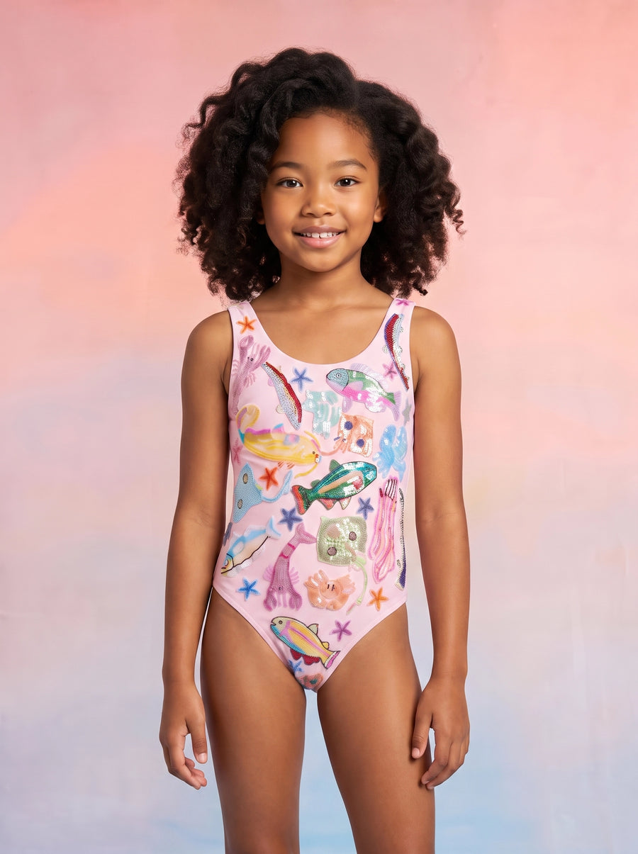 Arizona Kids Swimsuit Multi Colour