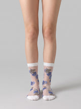 Blue Daisy Muse Socks