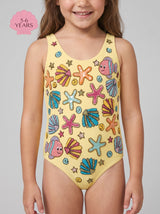 Under the Sea Kids Citrus Swimsuit