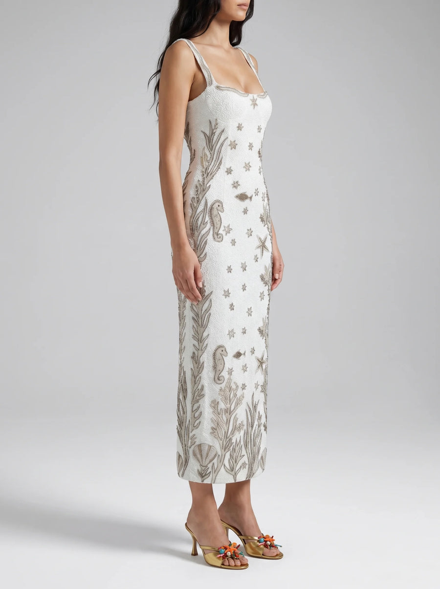 White Coastal Maxi Dress