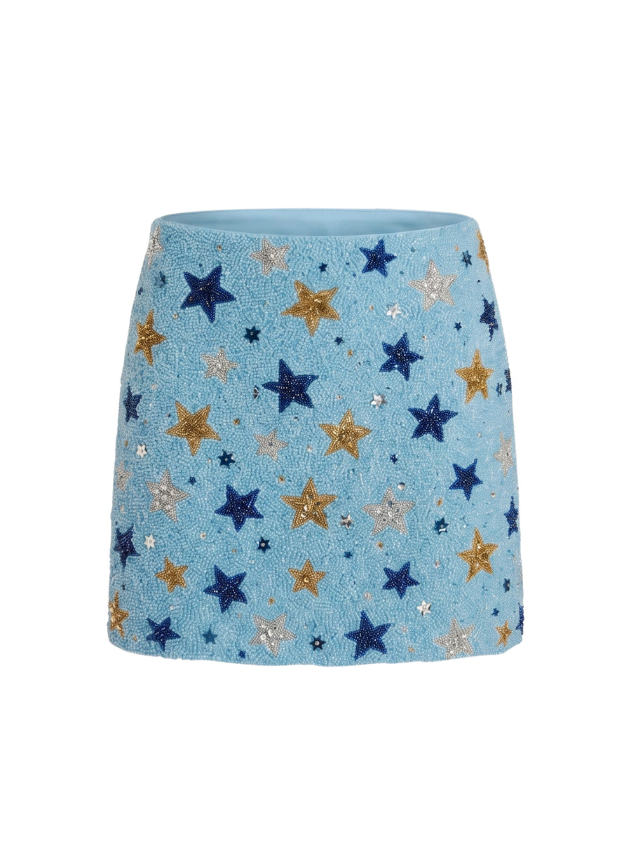 Celestial Night Blue Co-ord Skirt