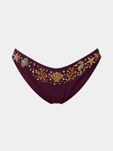 Coral Bikini Burgundy With Ring