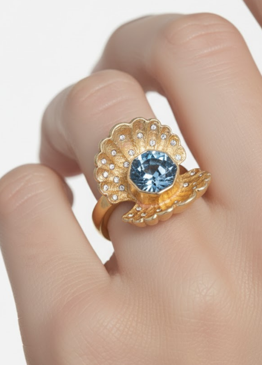 Shell Symphony Ring