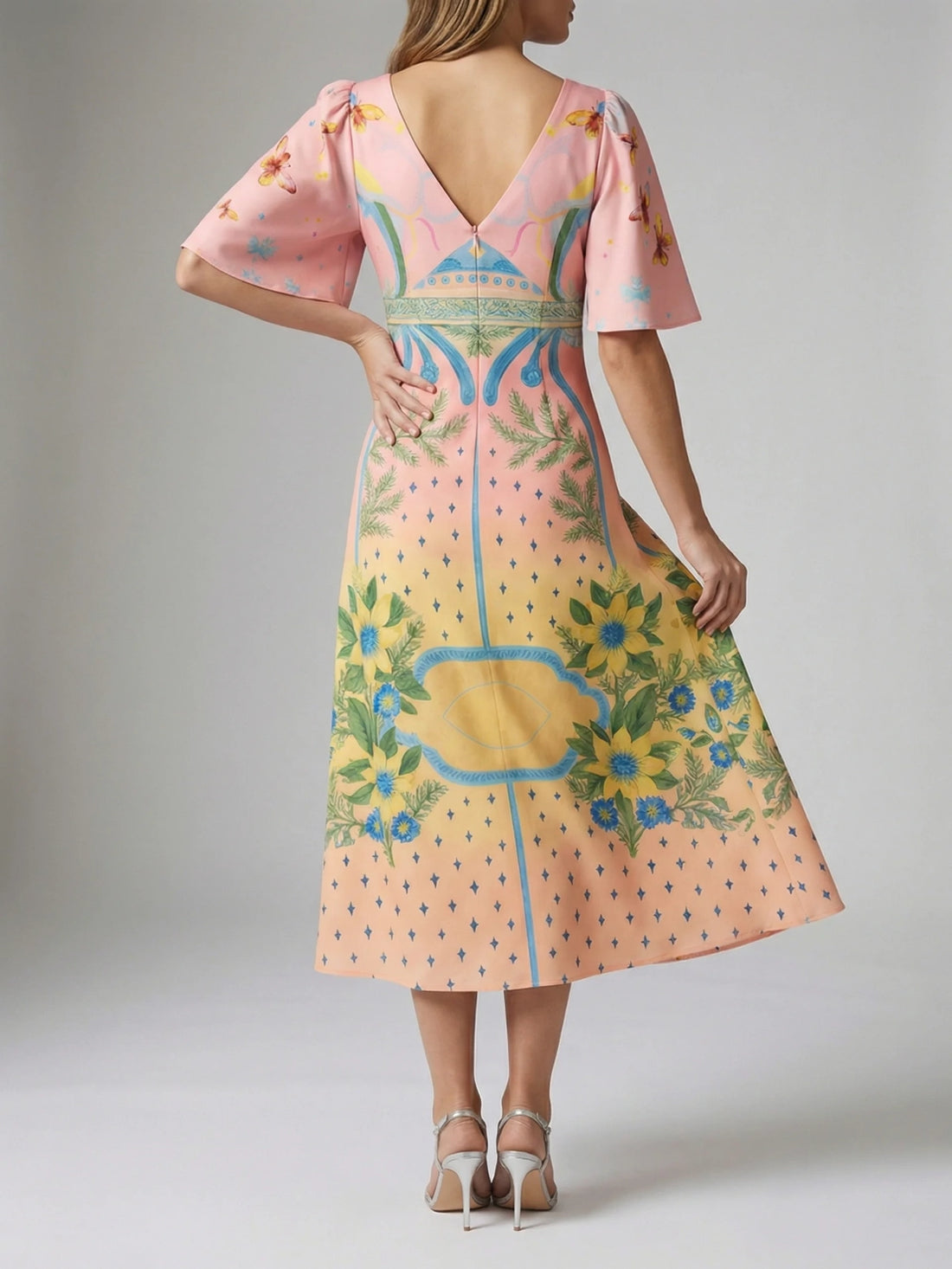 Camile V Shaped Dress