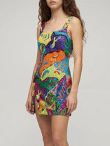 Boston Mosaic Beaded Mini Dress