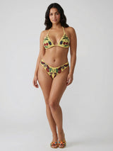 Cherry Yellow Bikini Top