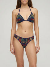Cherry Bikini Bottom in Navy
