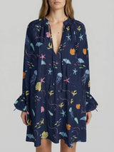 Oceanus x It's 9pm Margot Sealife Dress