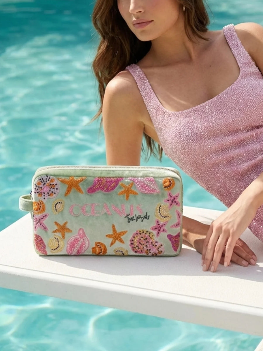 Oceanus Sea Treasure Beaded Bag