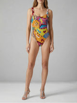 Boston Beaded Swimsuit Multi Colour in Stock