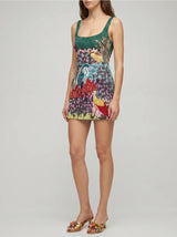 Montrose Green Mini Dress