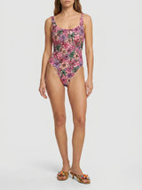 FIA Tropical Purple Swimsuit