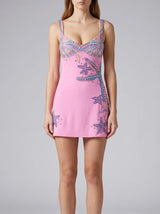 Crescent Shell Mini Dress Multi Colour