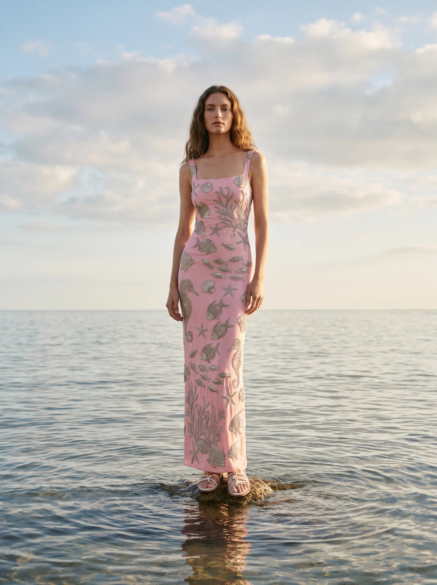 Coraline Multi Colour Long Dress