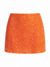 Marie Hand Beaded Premium Co-Ord Mini Skirt Multi Colour