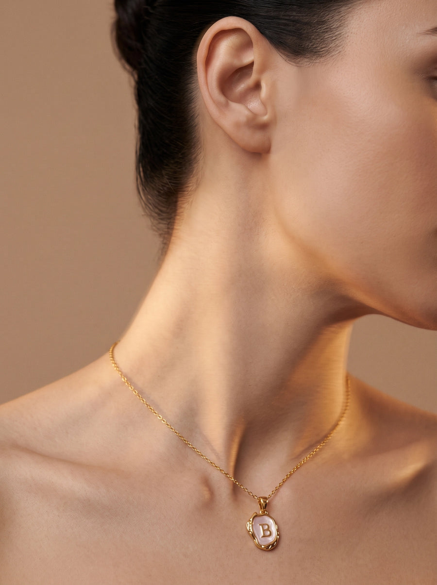 Oceanus Letter Necklace