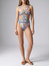 Dara Celestial Cut-Out Swimsuit