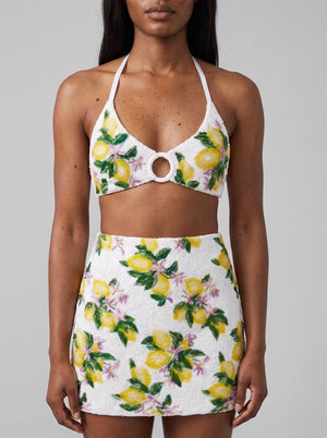 Lemon Blossom Bikini Co-Ord Top