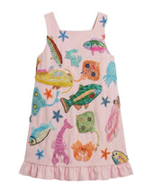 Arizona Small Ruffle Kids Dress Multi Colour