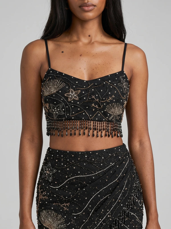 Whispering Waves Co-ord Top X Jvmilya