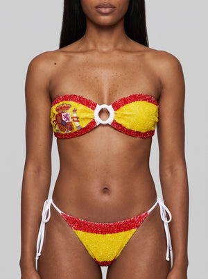 World Cup Spain Bikini Top