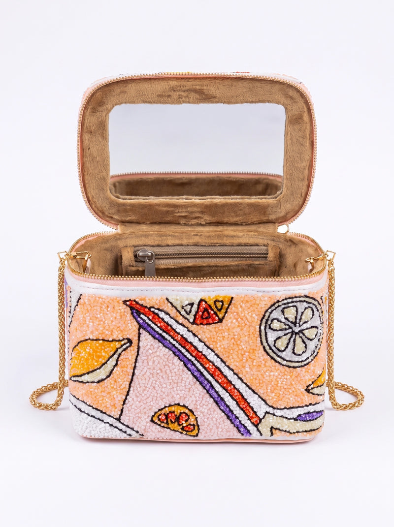 Palm Beach Orange Vanity Bag