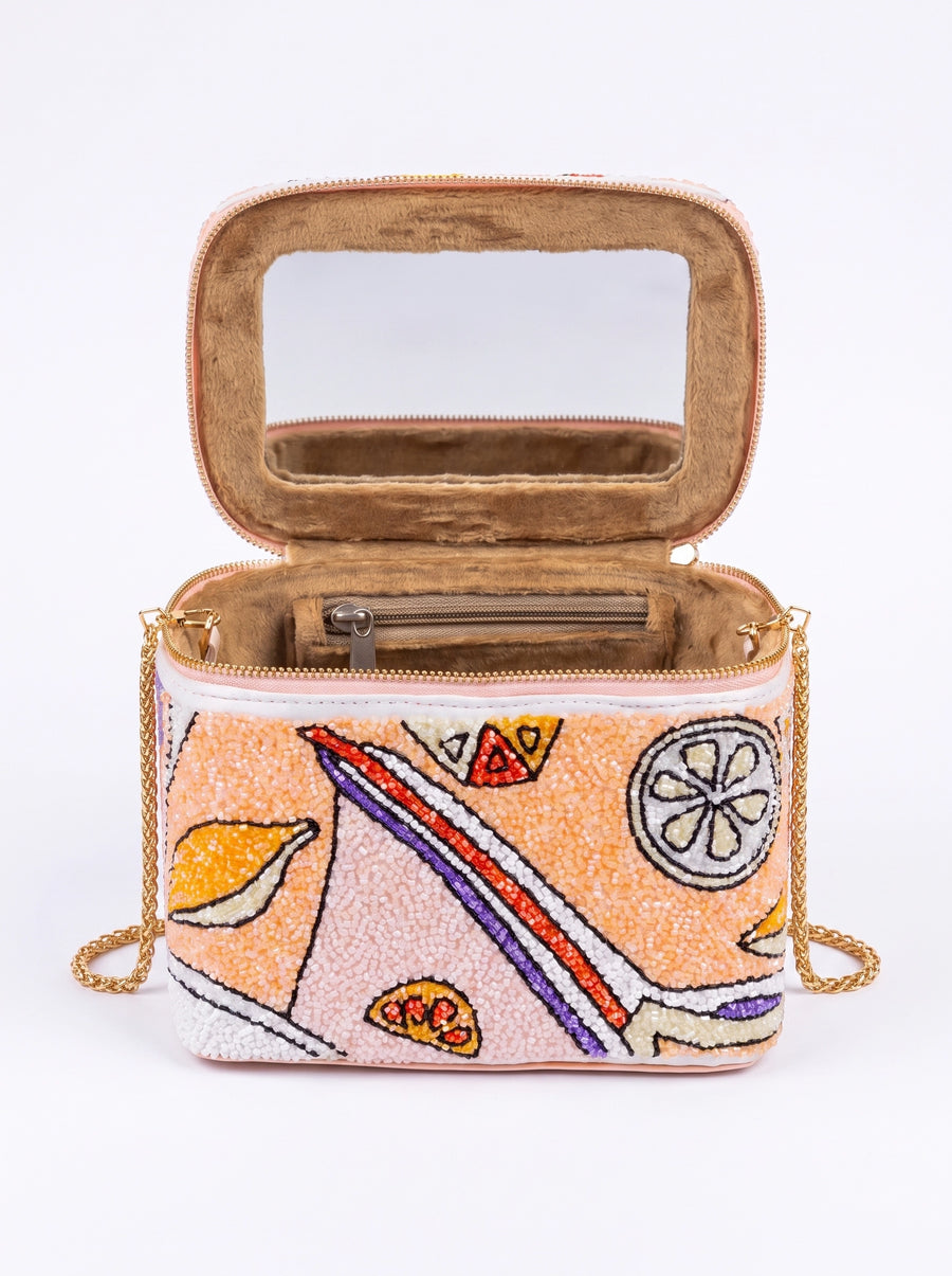 Palm Beach Orange Vanity Bag