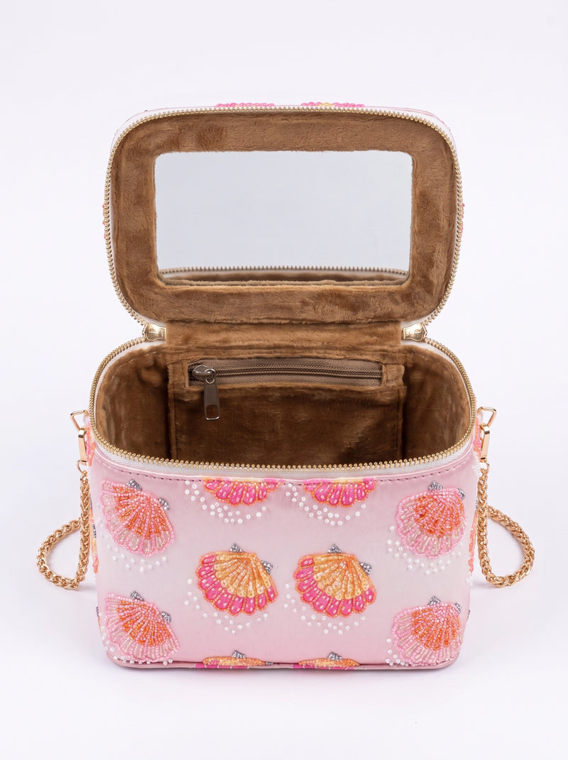 Belle Pink Vanity Bag