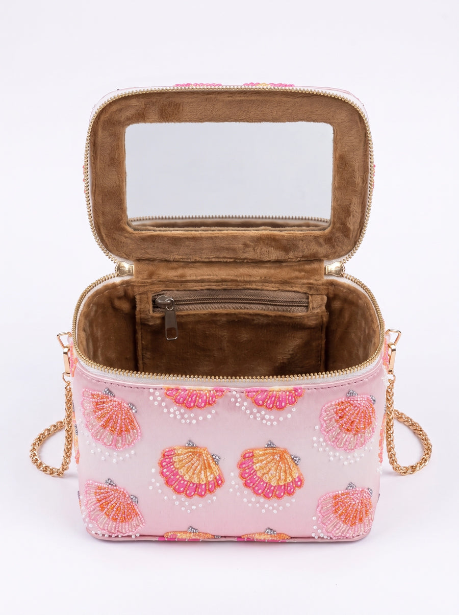 Belle Pink Vanity Bag