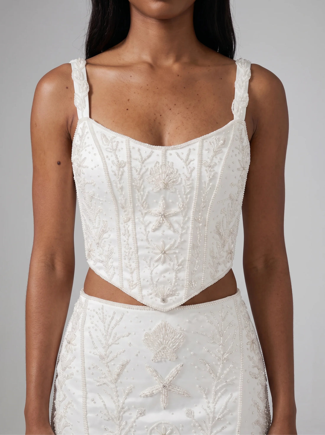 White Starfish Co-ord Top