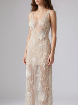 Coralie Sheer Maxi Dress