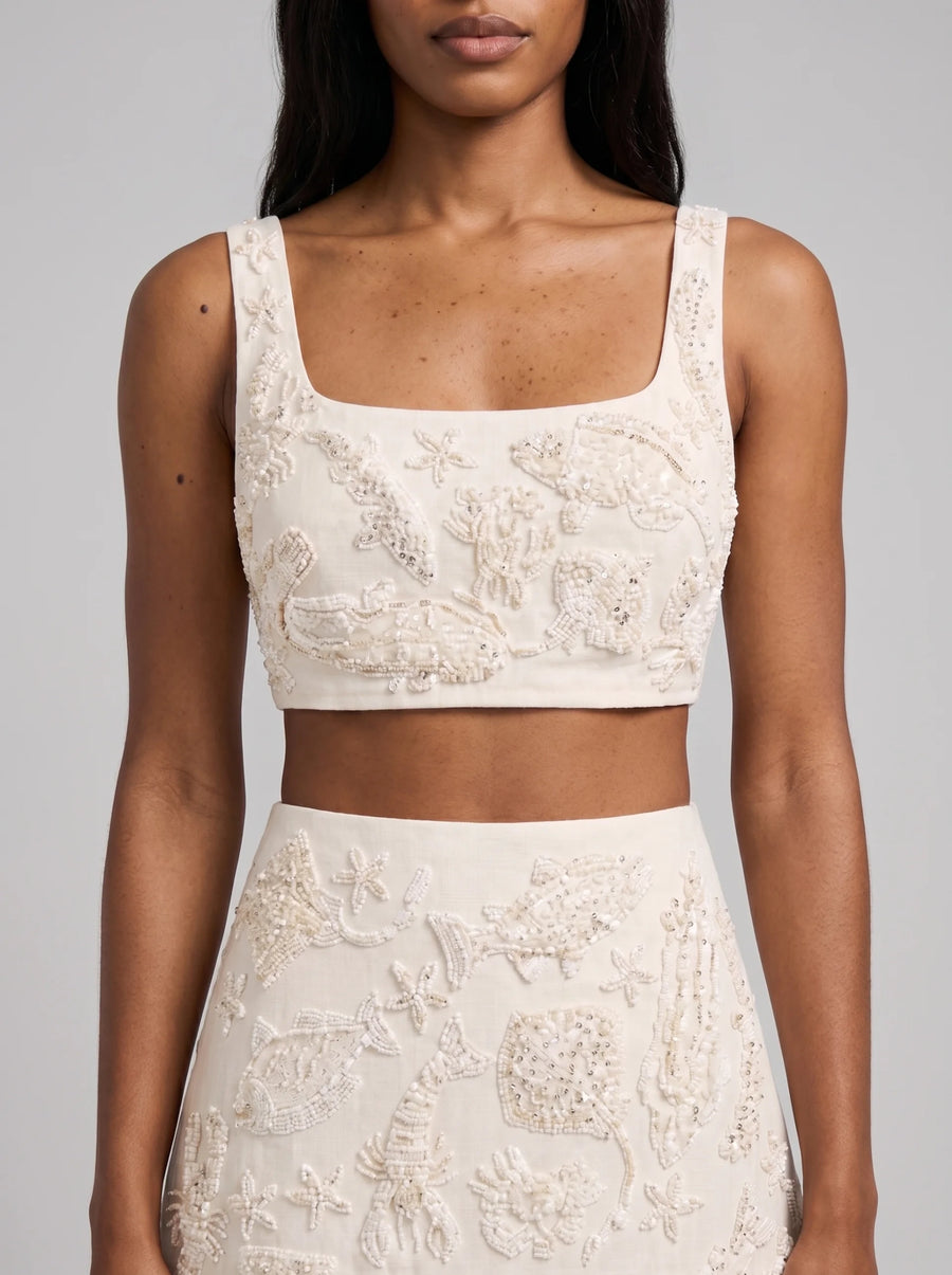 Arizona Ivory Co-ord Top