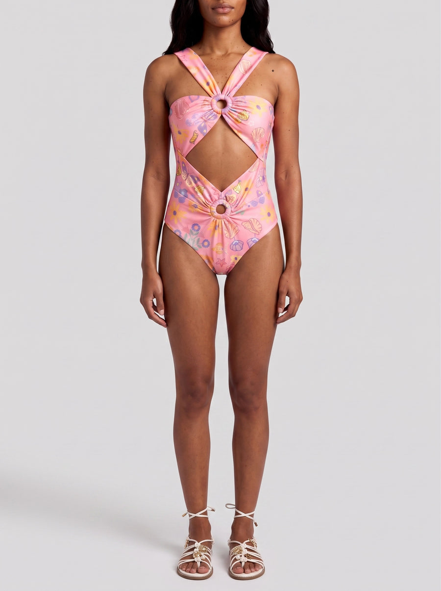Pink Ocean Ring Swimsuit