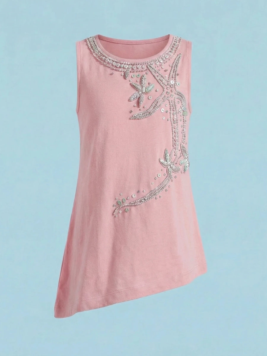 Selene Sleeveless Kids Dress