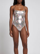 Sunface Swimsuit Silver Swimsuit