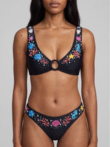 Oceanus Pearl Tide Multi-color Bikini Bottom