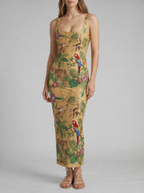 Tropica Gold Maxi Dress