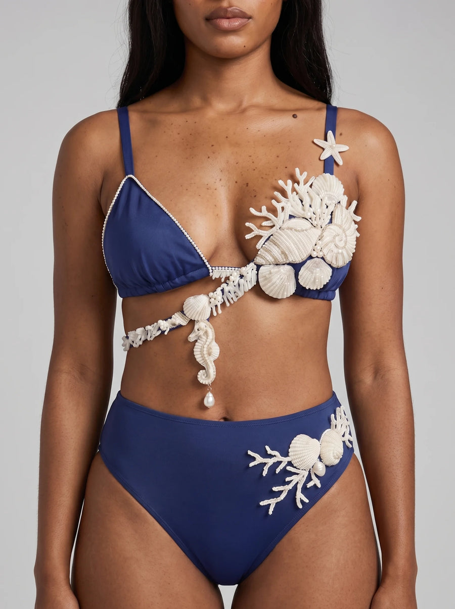 Pearl Reef Multi Colour Bikini Top
