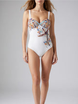 Selene Sea Shell Swimsuit White