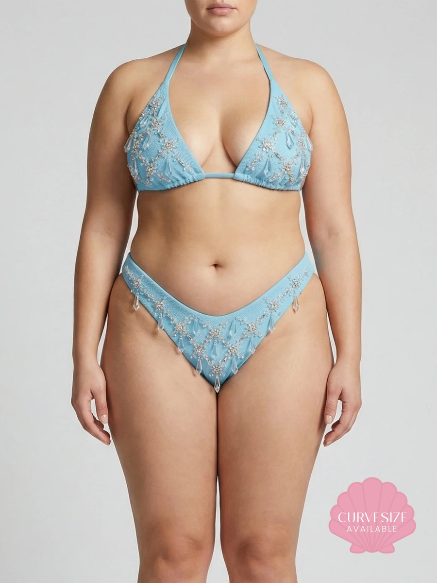 Calliope Luxury Crystal Bikini Top